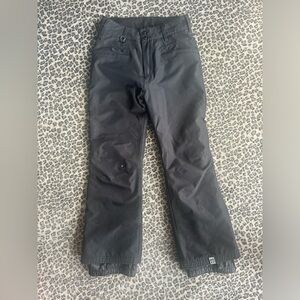 Roxy girls size 12 black snow pants